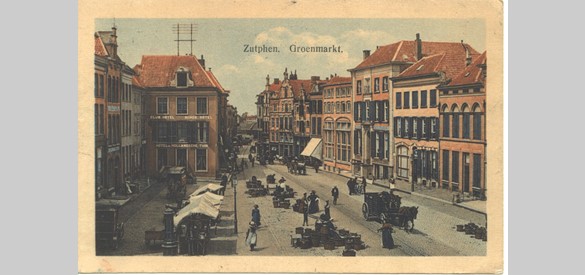 De Groenmarkt rond 1900